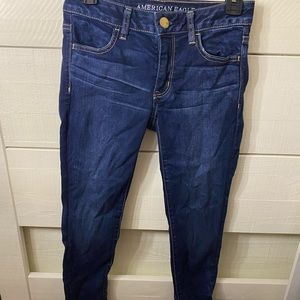 American Eagle, dark wash, size 4, jeans.